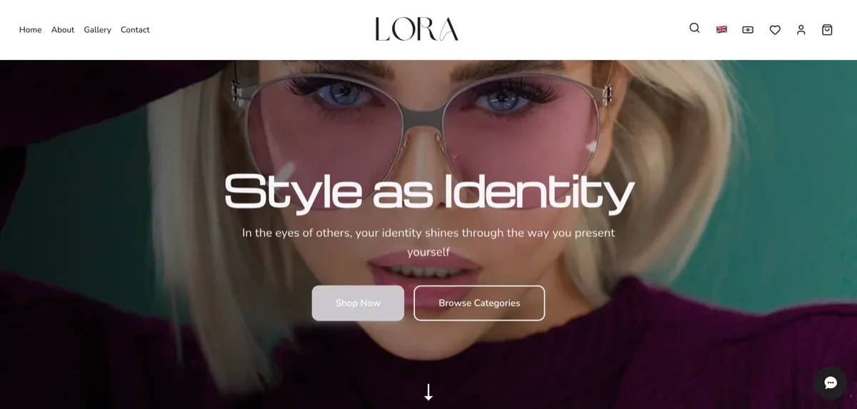 Lora — Fashion e-commerce store