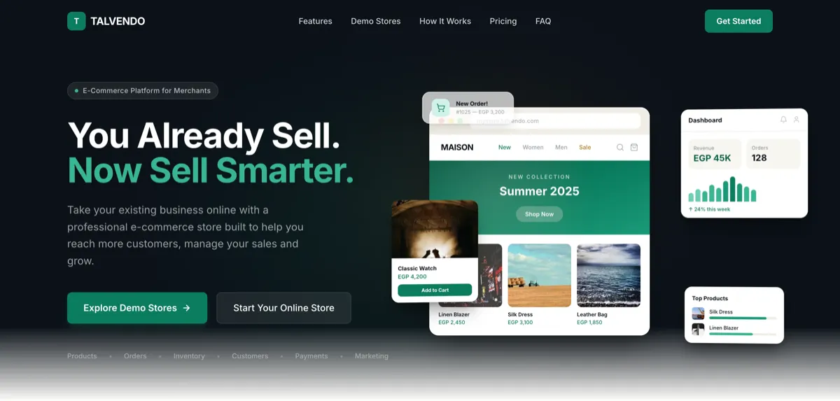 Talvendo — White-Label Ecommerce Store