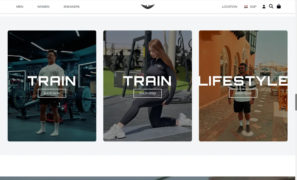 WorkFit — Sportswear e-commerce platform